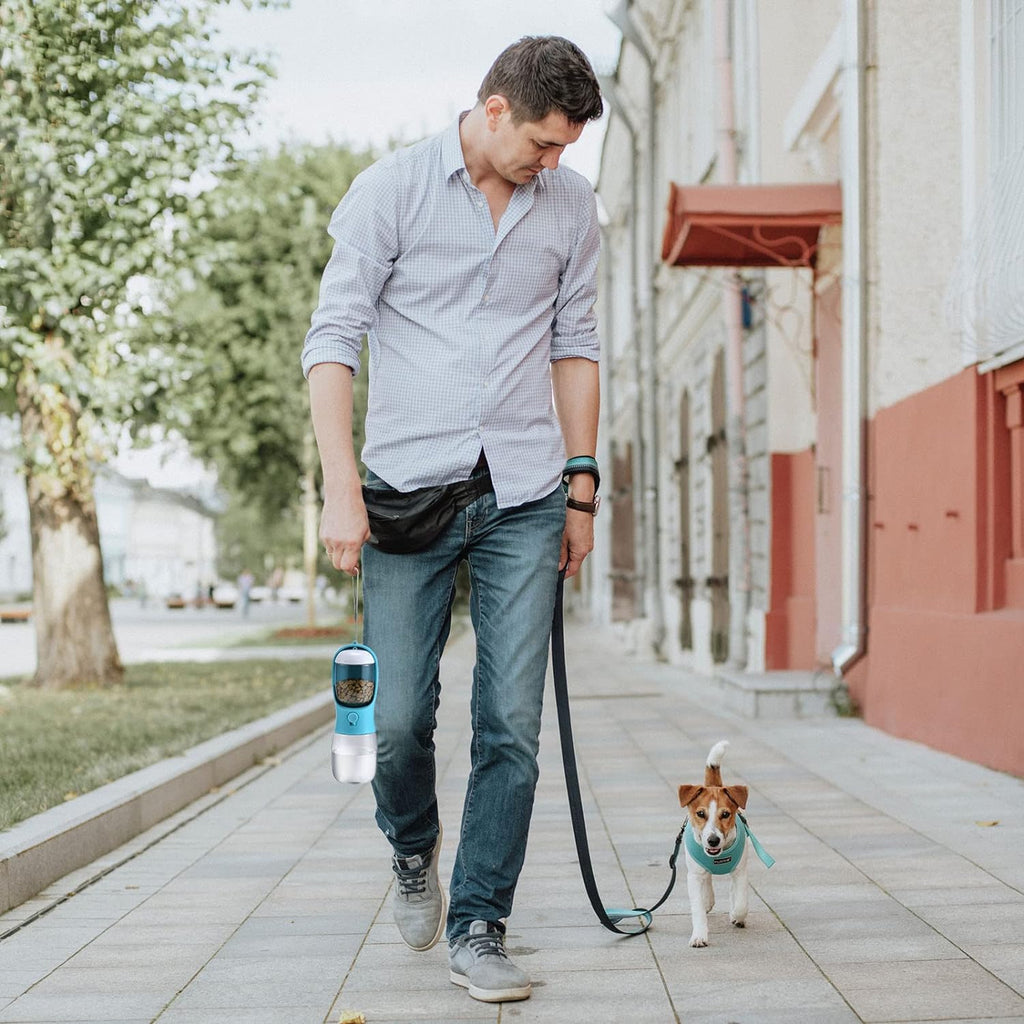 TravelSip Pet Bottle - Portable Dog Water & Food Container