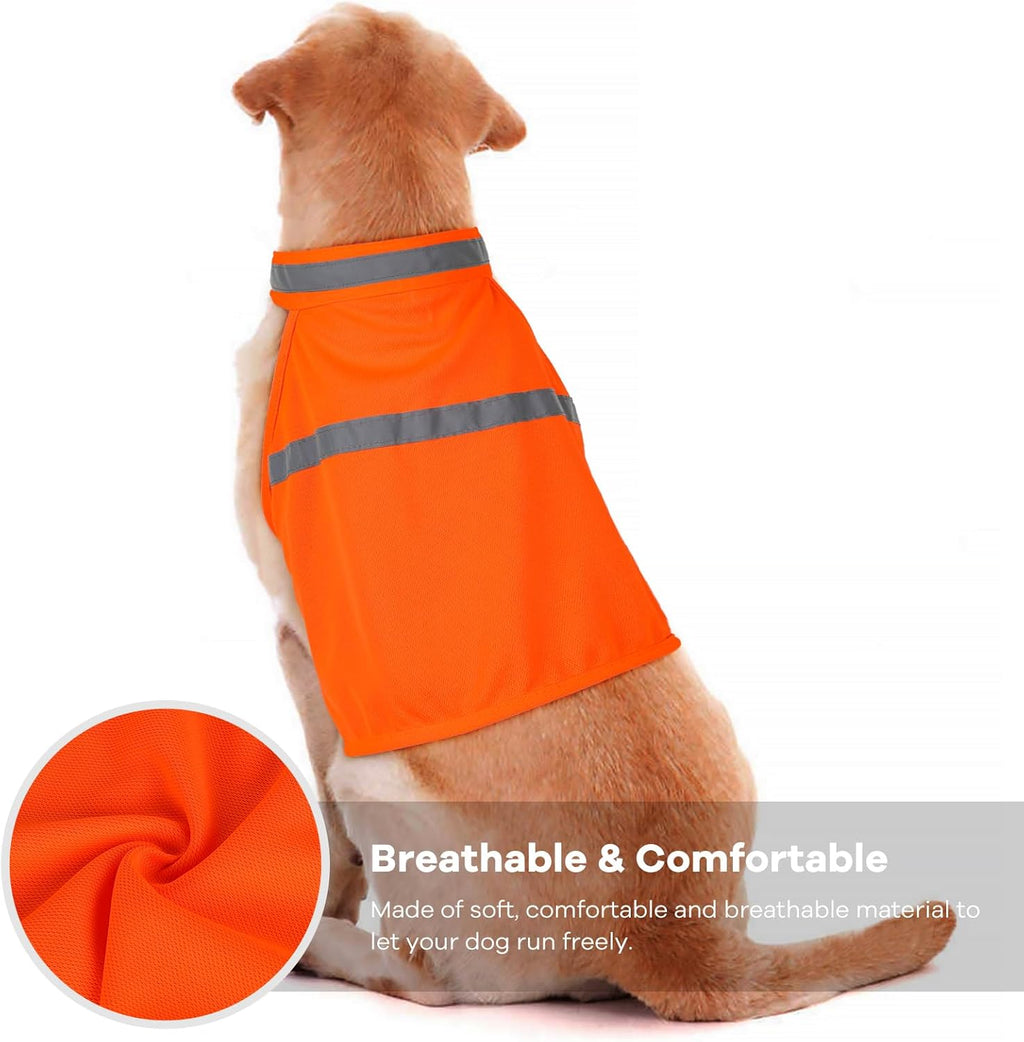 NightGuard Reflective Dog Vest - Adjustable High Visibility Jacket