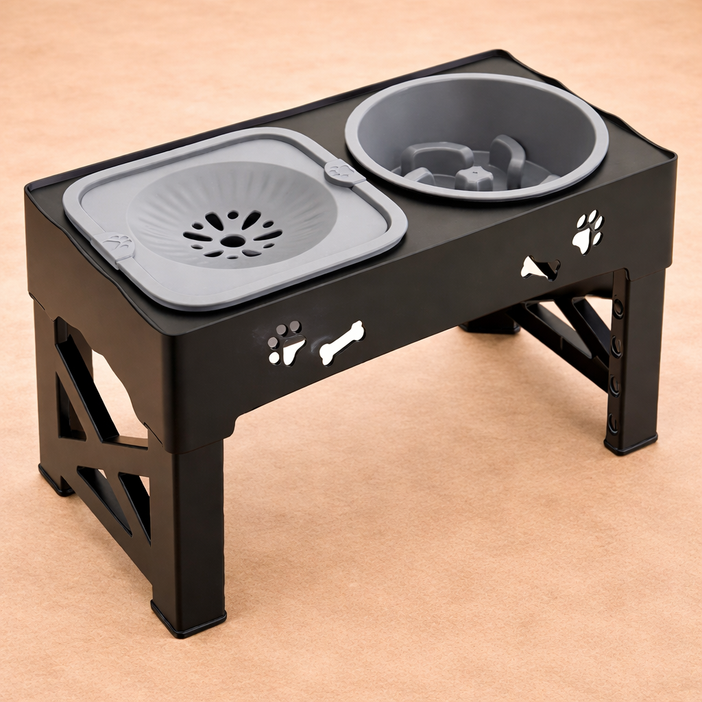 FlexiFeed Adjustable Elevated Pet Feeding Station