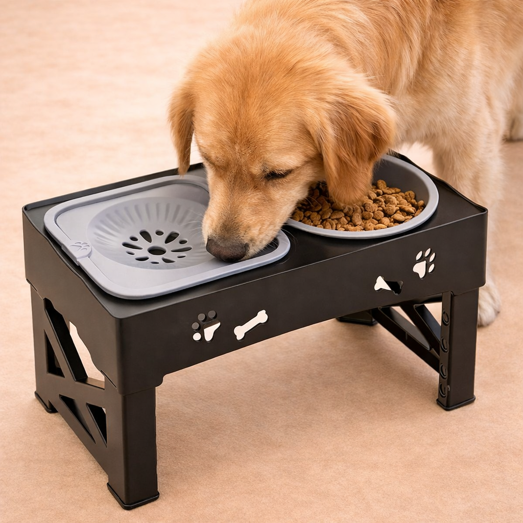 FlexiFeed Adjustable Elevated Pet Feeding Station