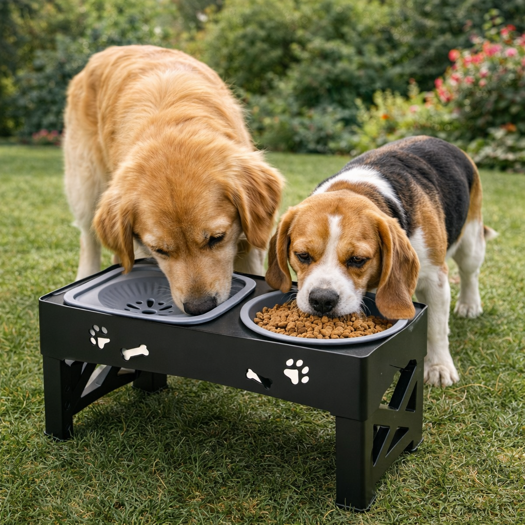 FlexiFeed Adjustable Elevated Pet Feeding Station