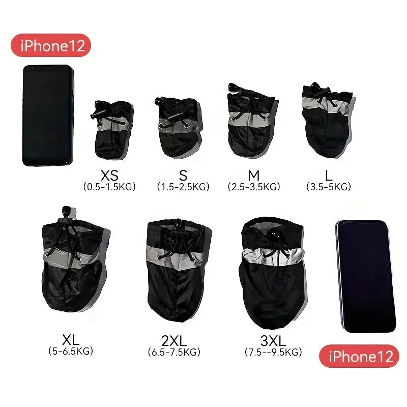 PawGuard Waterproof Dog Booties Set of 4