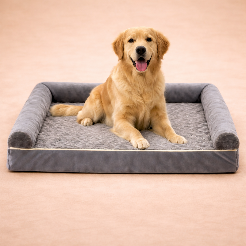ComfortNest Dog Bed Soft Washable Support