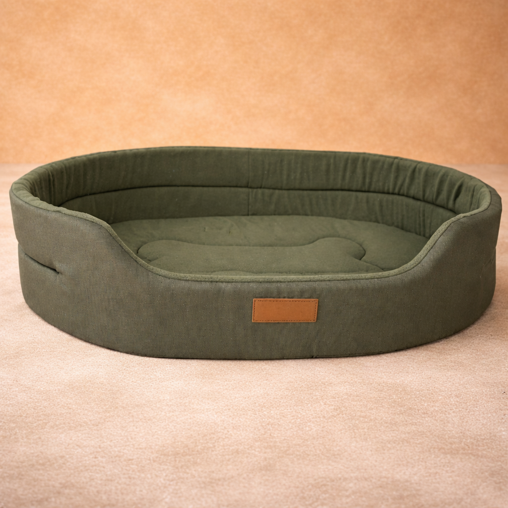 CozyPaws AllSeason Dog Bed reversible waterproof comfort