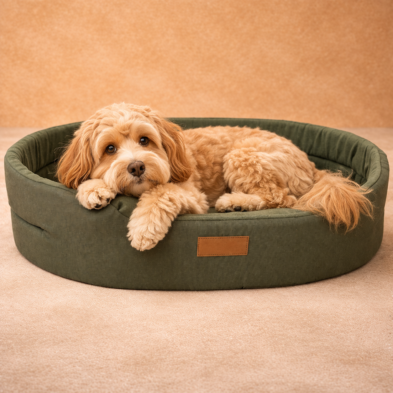 CozyPaws AllSeason Dog Bed reversible waterproof comfort