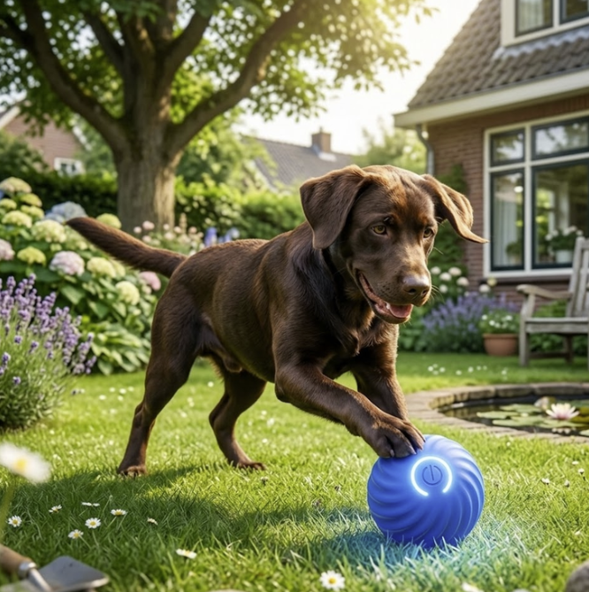 ActiveBounce Interactive Dog Ball Toy USB Rechargeable