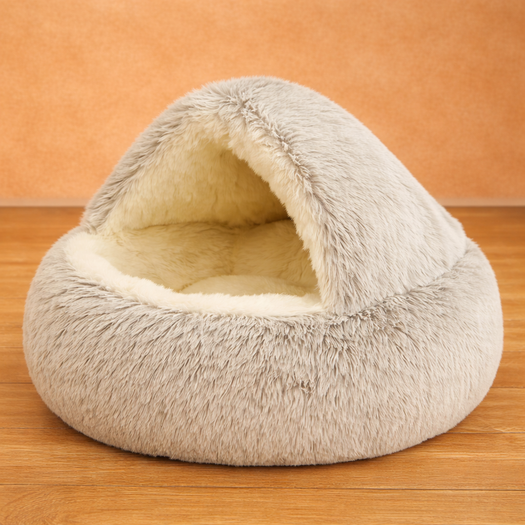 SnuggleNest Fluffy Dog Bed soft plush anti slip