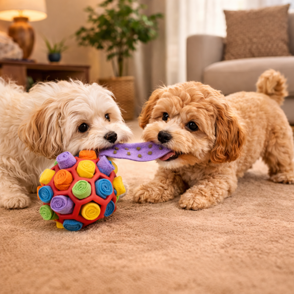 BrainPaws Treat Search Toy interactive dog puzzle plush