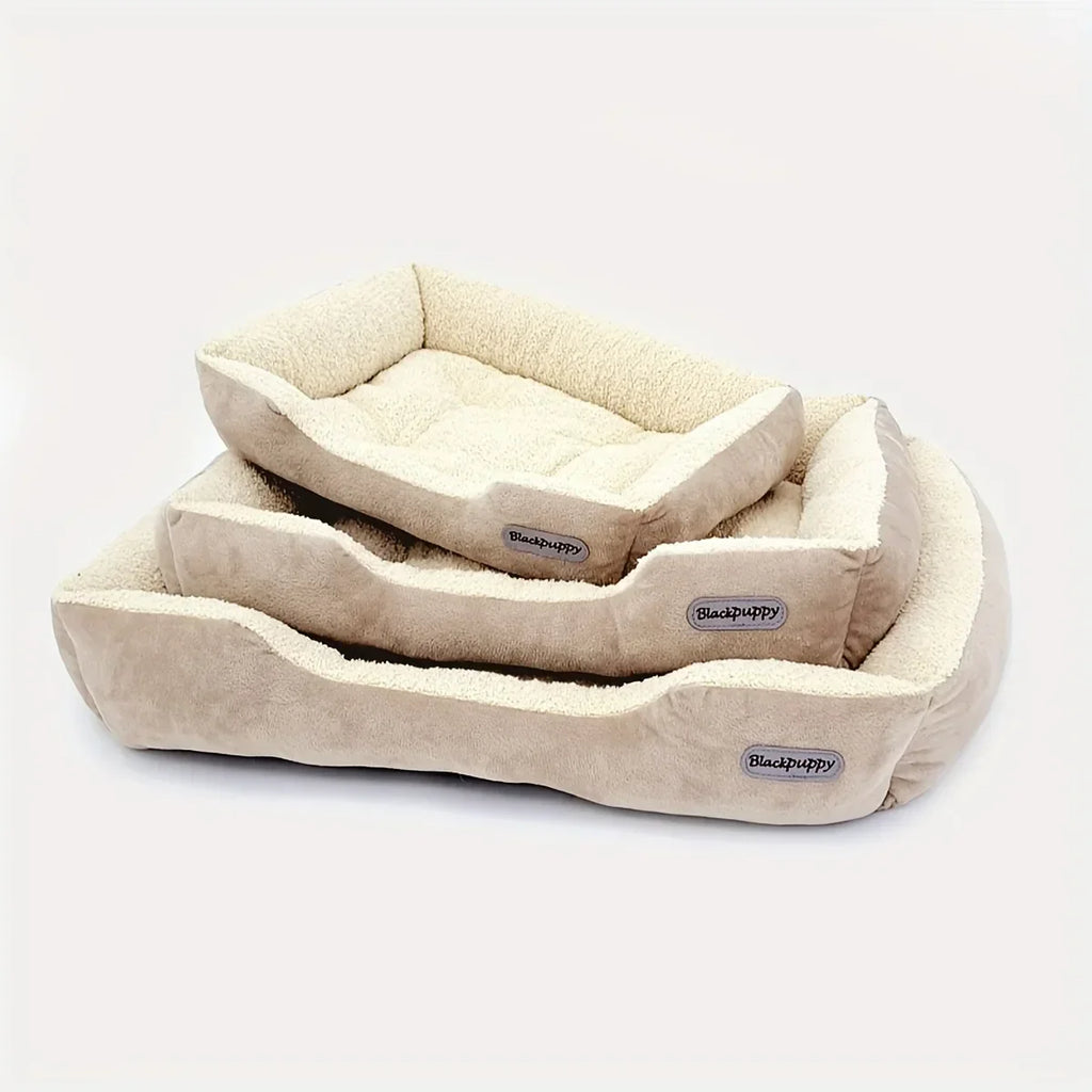 CozySquare Warm Dog Bed with Modern Design