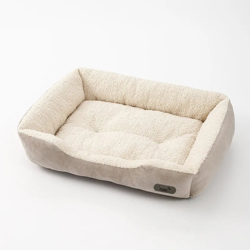 CozySquare Warm Dog Bed with Modern Design