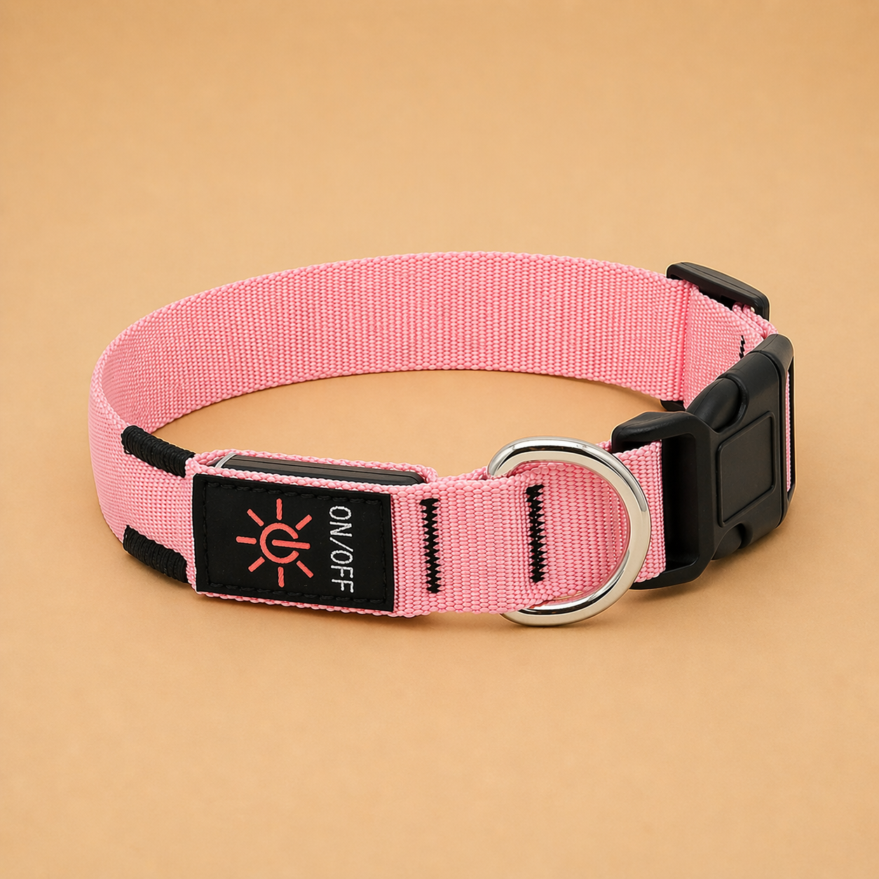 GlowSafe LED Dog Collar USB Rechargeable High Visibility