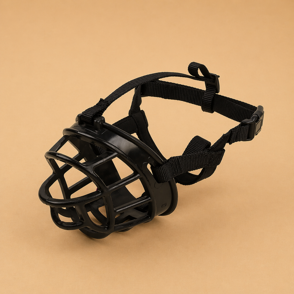 SafeMuzzle Adjustable Silicone Dog Muzzle Comfortable Fit