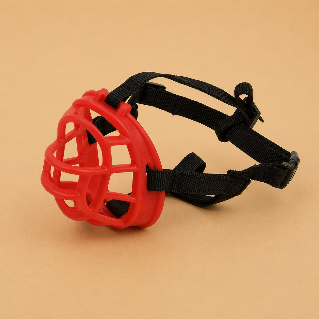 SafeMuzzle Adjustable Silicone Dog Muzzle Comfortable Fit