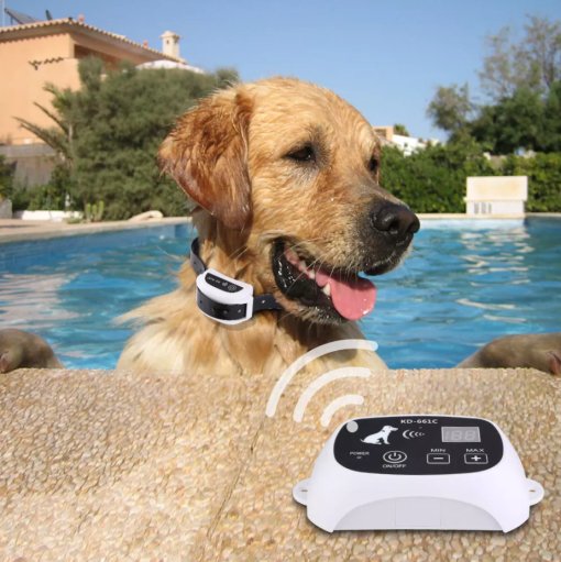 SafeZone Wireless Dog Fence System Rechargeable Waterproof Collar