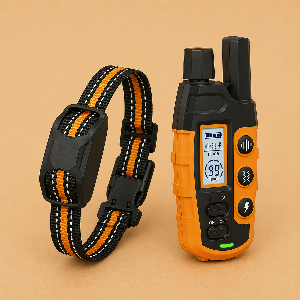TrainPro 1000m Dog Training Collar Rechargeable Waterproof