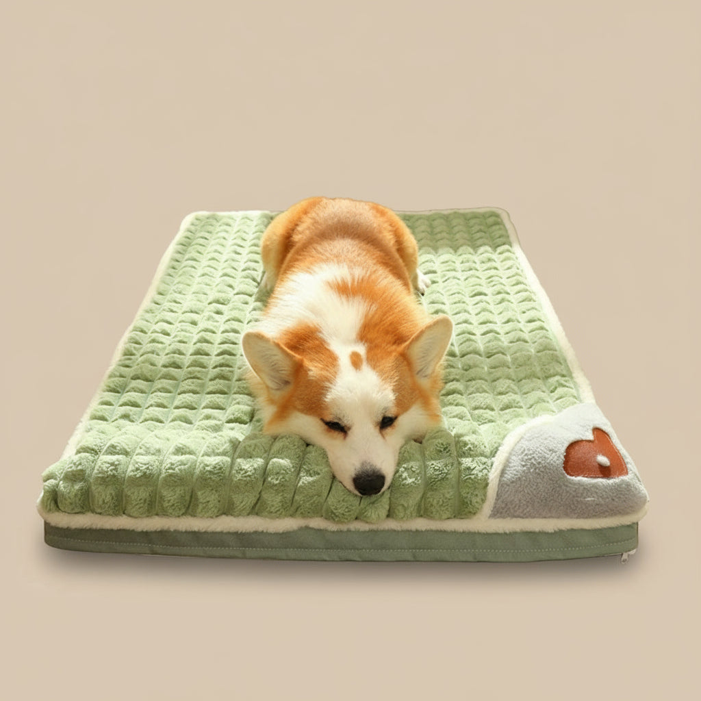 ComfortEase Washable Dog Bed with Soft Padding