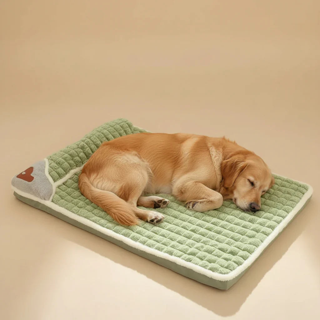 ComfortEase Washable Dog Bed with Soft Padding