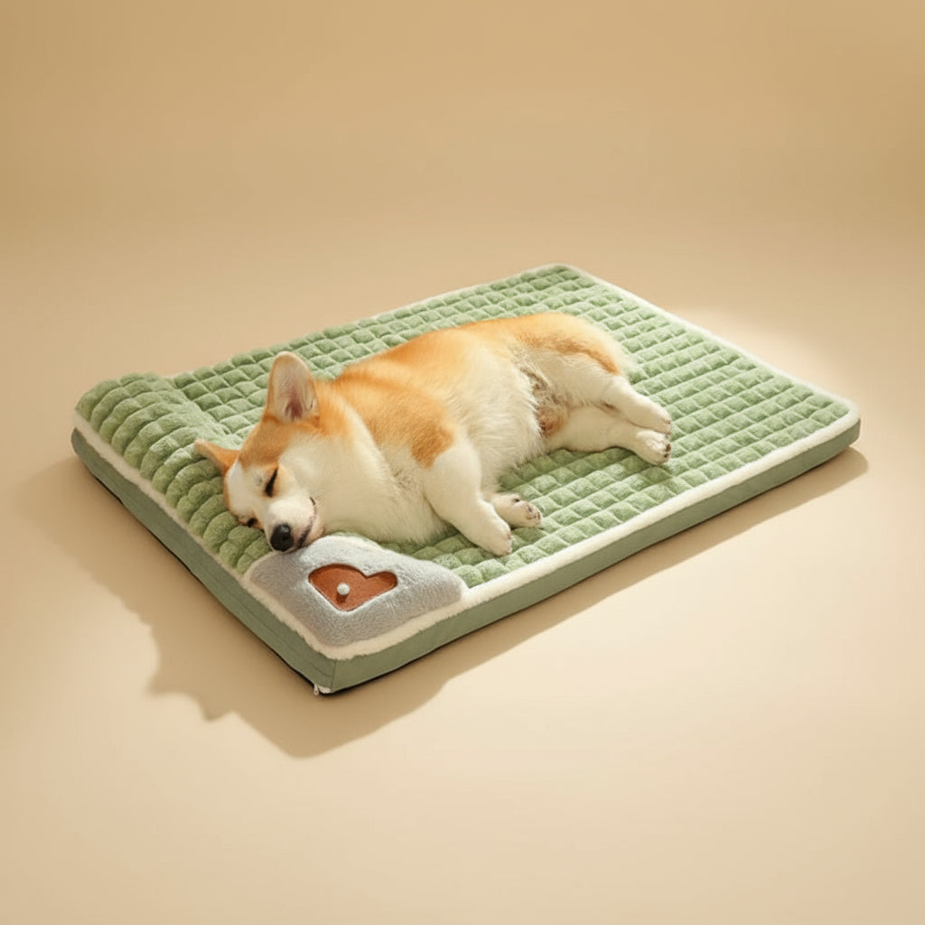 ComfortEase Washable Dog Bed with Soft Padding
