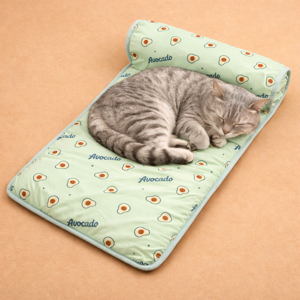 Cooling Pet Mat Ice Silk Breathable for Dogs and Cats