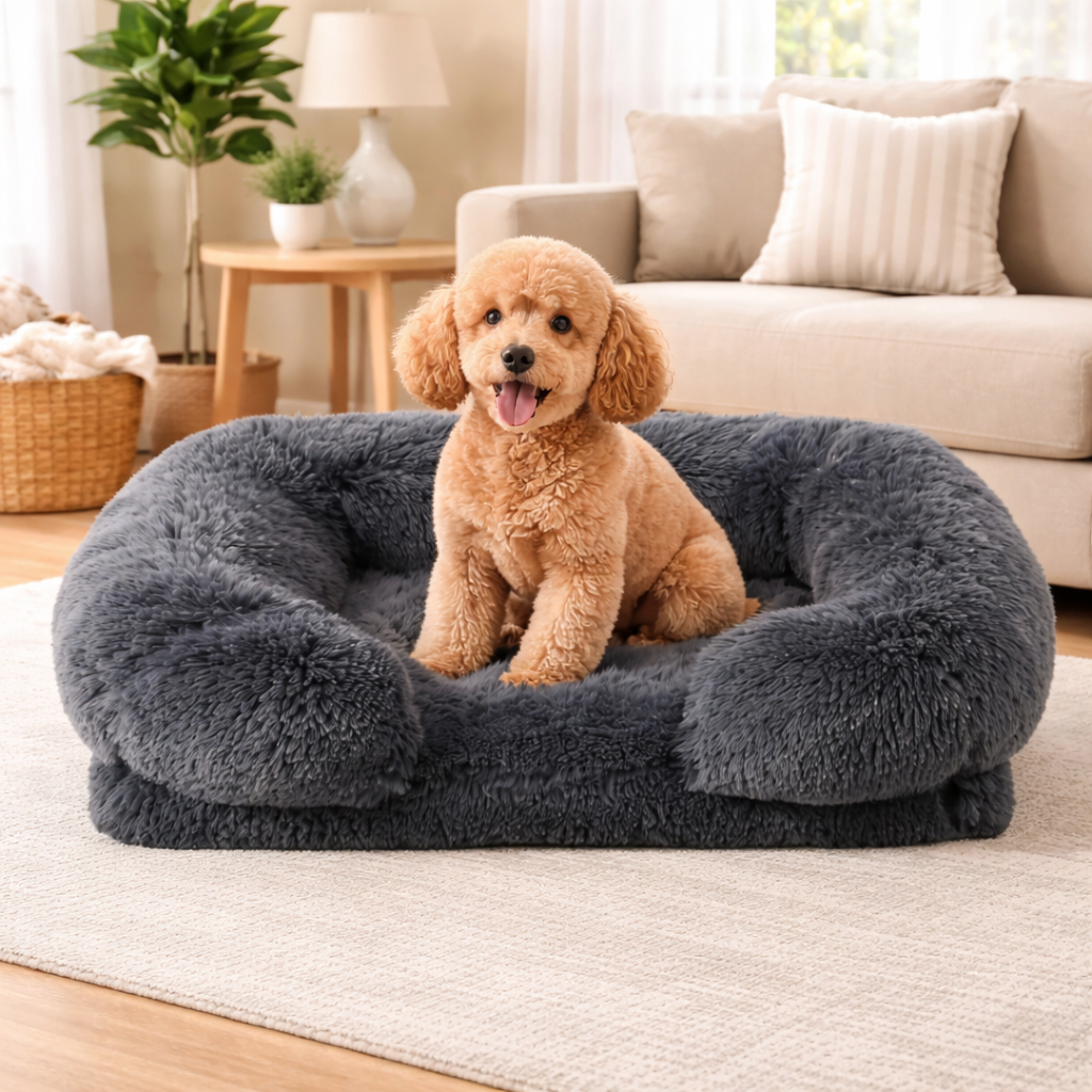 Orthopedic Dog Bed with High-Density Foam Support