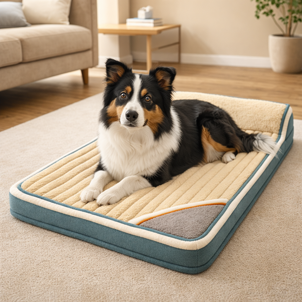 Memory Foam Dog Bed for Small Medium Large Dogs