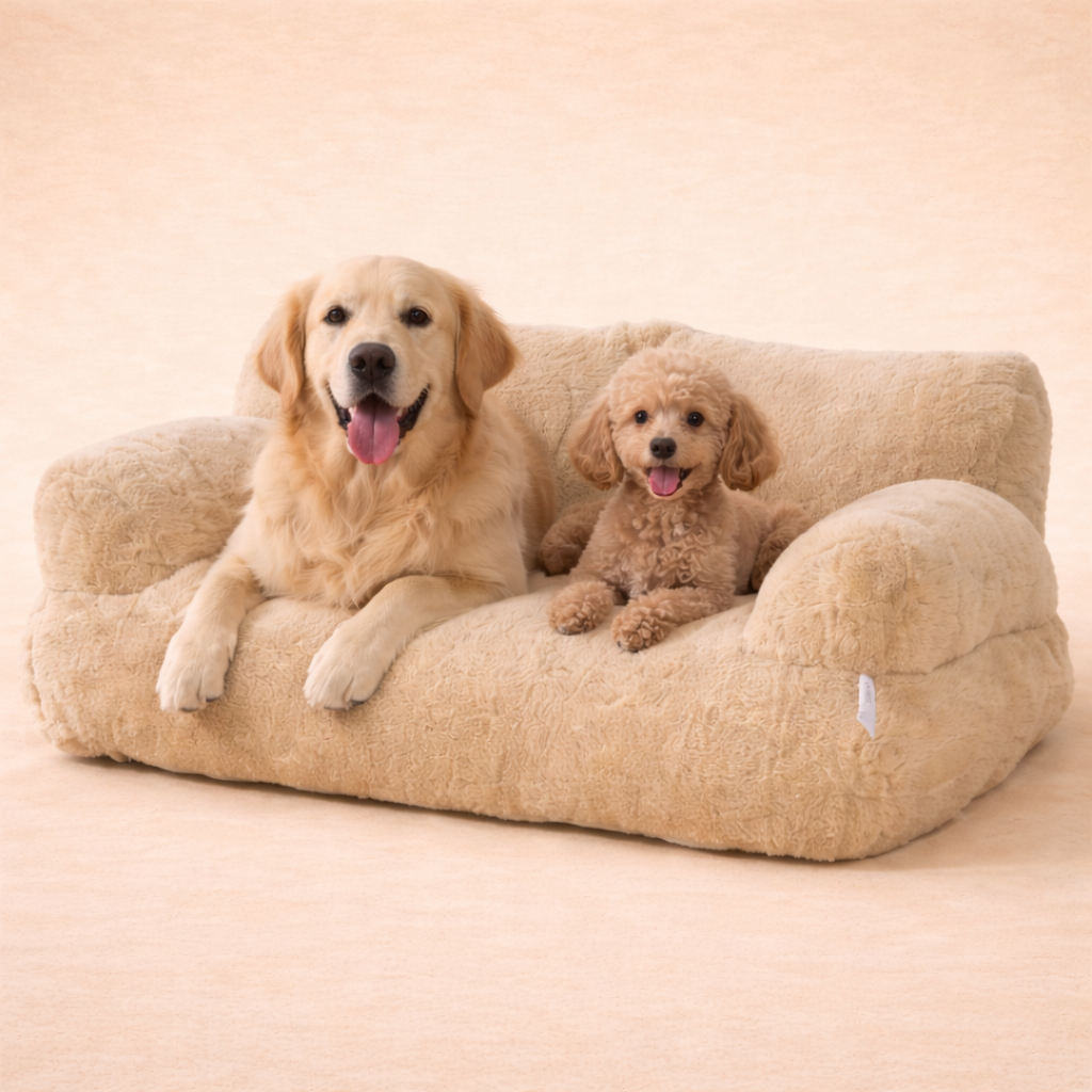 Plush Pet Bed Soft and Washable for Dogs and Cats