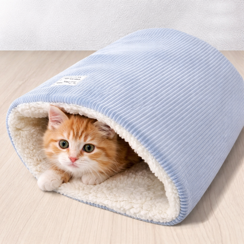HiberNest Cozy Sleeping Bag Cat Bed