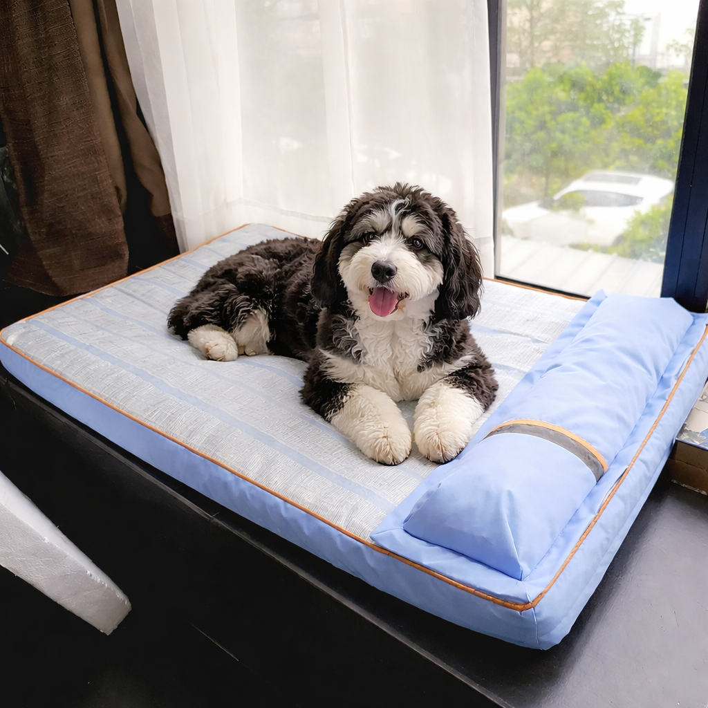 Cooling Orthopedic Dog Bed with Breathable Surface