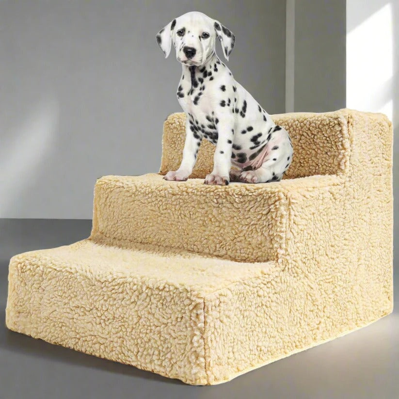 StepEase Pet Stairs - Soft Climbing Steps for Dogs & Cats