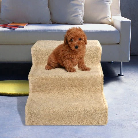 StepEase Pet Stairs - Soft Climbing Steps for Dogs & Cats