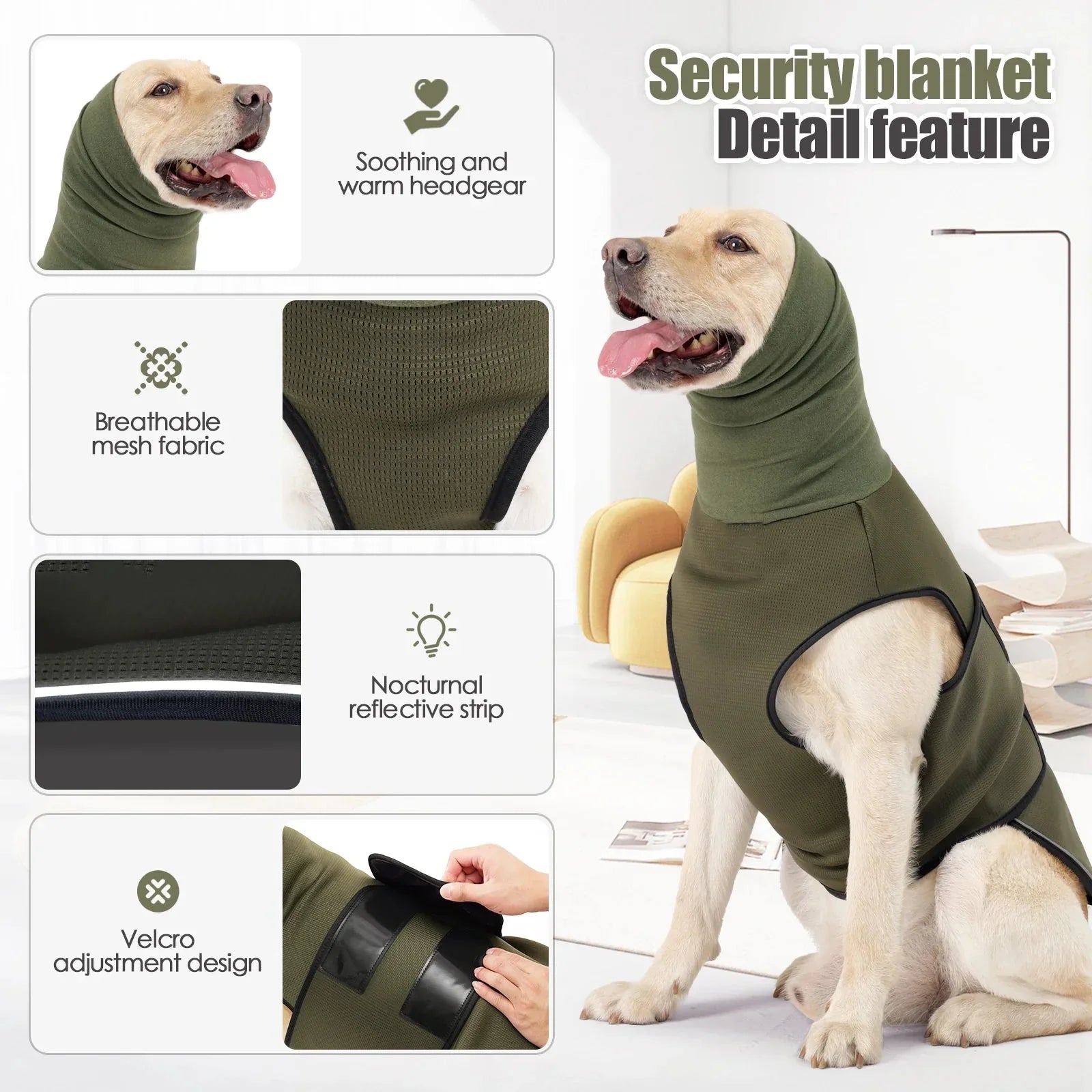CalmHug Anti-Anxiety Pet Vest