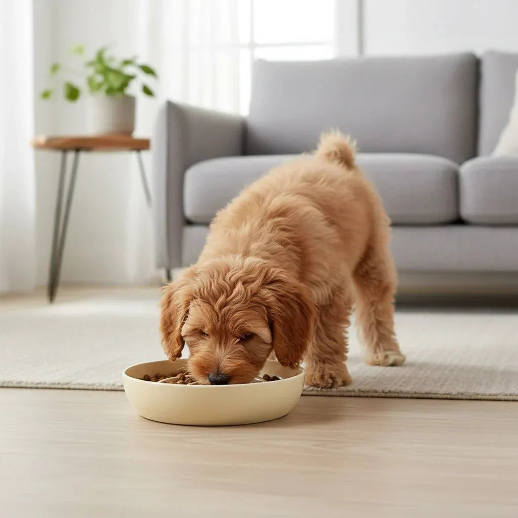 SlowBite Ceramic Pet Feeding Bowl