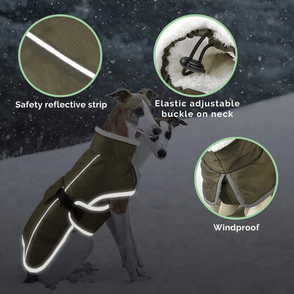 ArcticShield Reflective Dog Winter Jacket