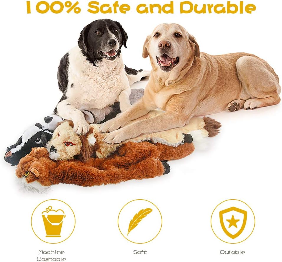 SqueakyBuddy Stuffing-Free Plush Dog Toy