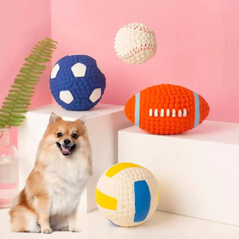 TitanBite Chew Toy - Durable Interactive Dog Chewing Ball