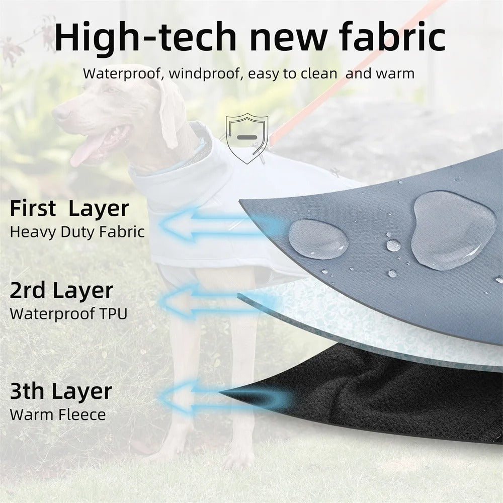 ShieldShell Waterproof Dog Winter Jacket