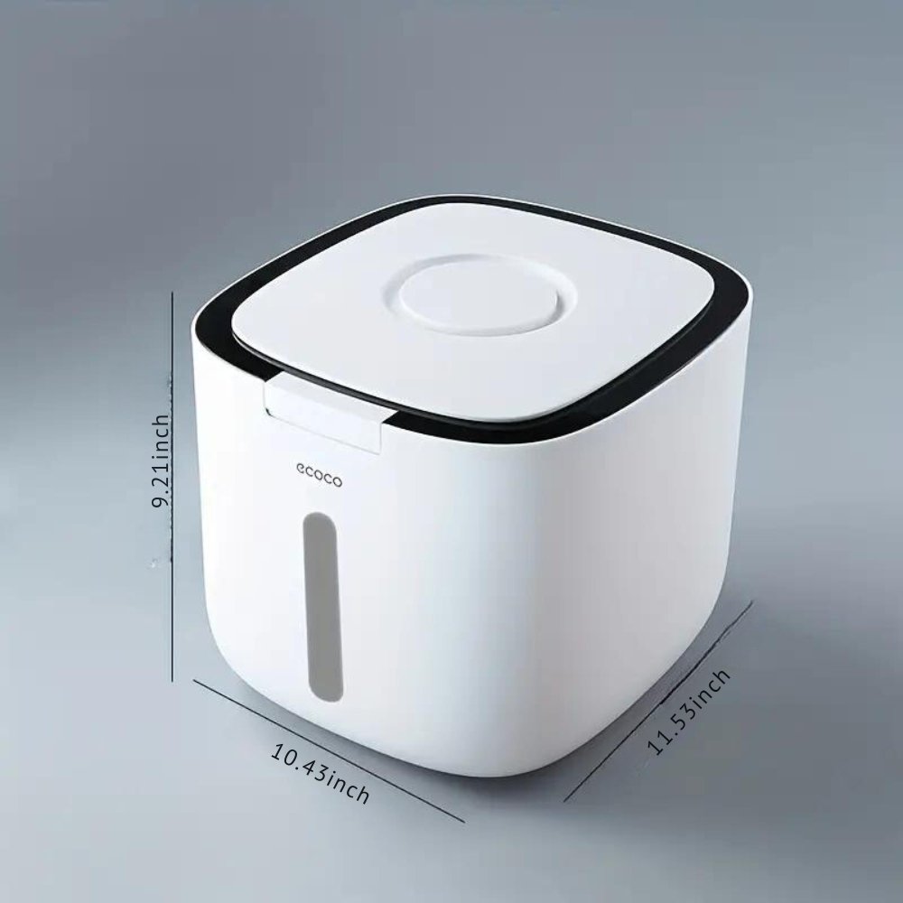 FreshVault Pet Food Container - Airtight Storage Bin with Scoop