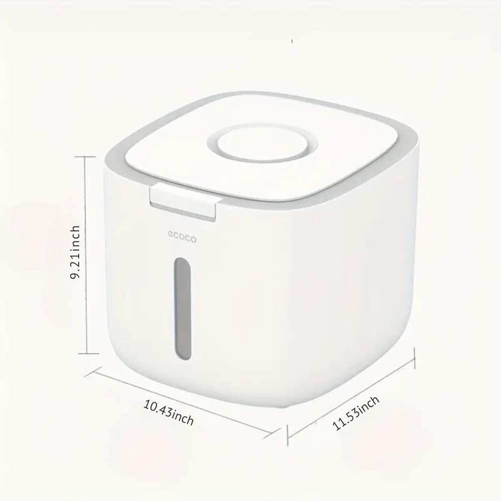 FreshVault Pet Food Container - Airtight Storage Bin with Scoop