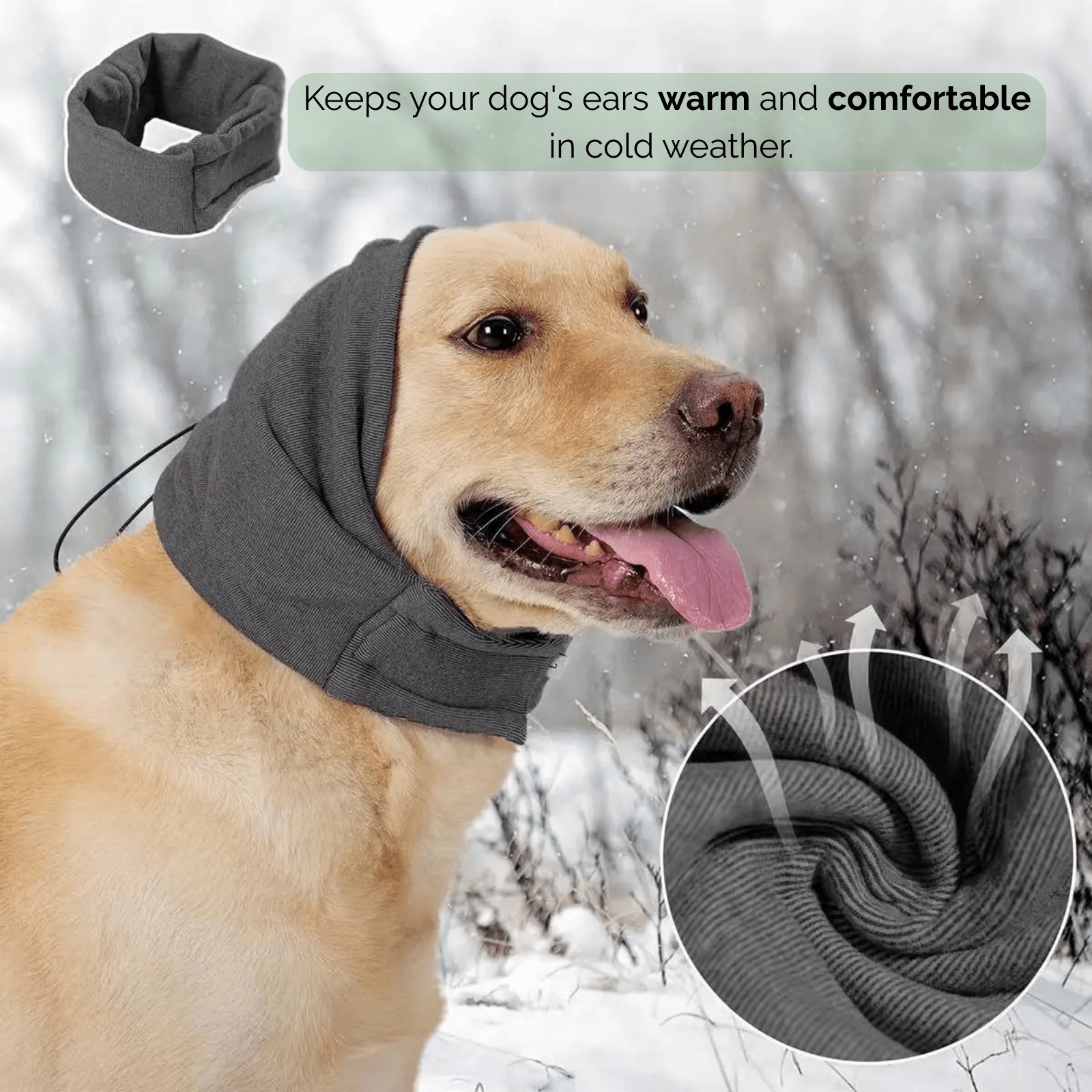 CalmCover Dog Ear Protection Headband