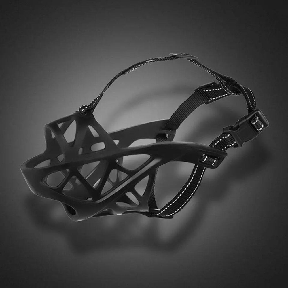 AirGuard Dog Muzzle - Breathable Adjustable Anti-Bite Mask
