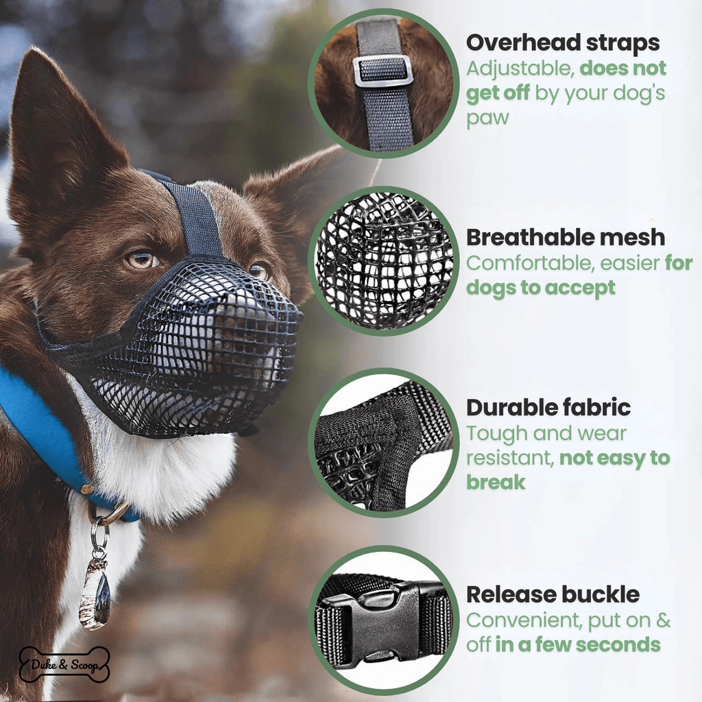 FlexGuard Breathable Dog Muzzle