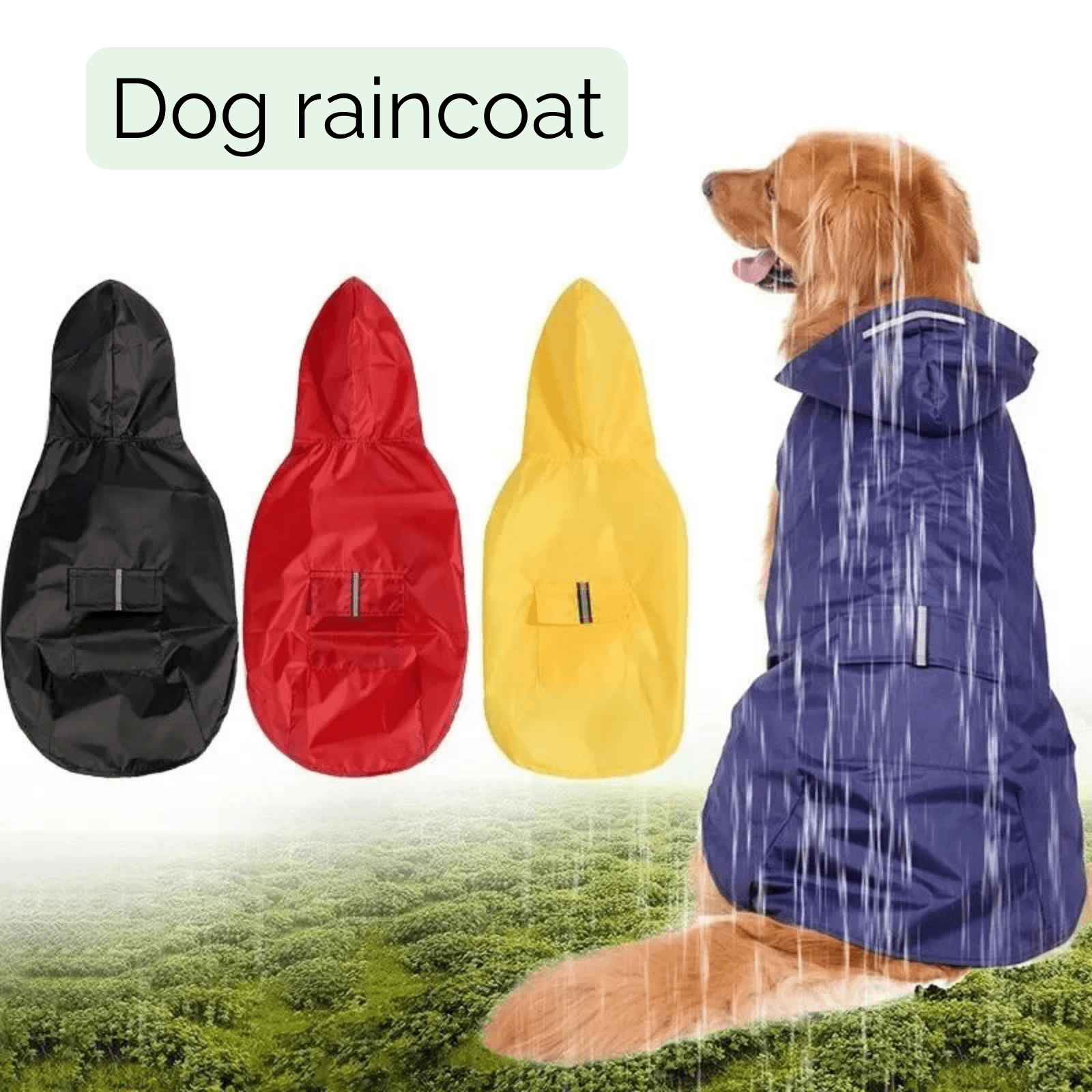 RainGuard Waterproof Dog Raincoat